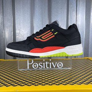 Bally Kuba Black Leather Low Top Sneakers US 7